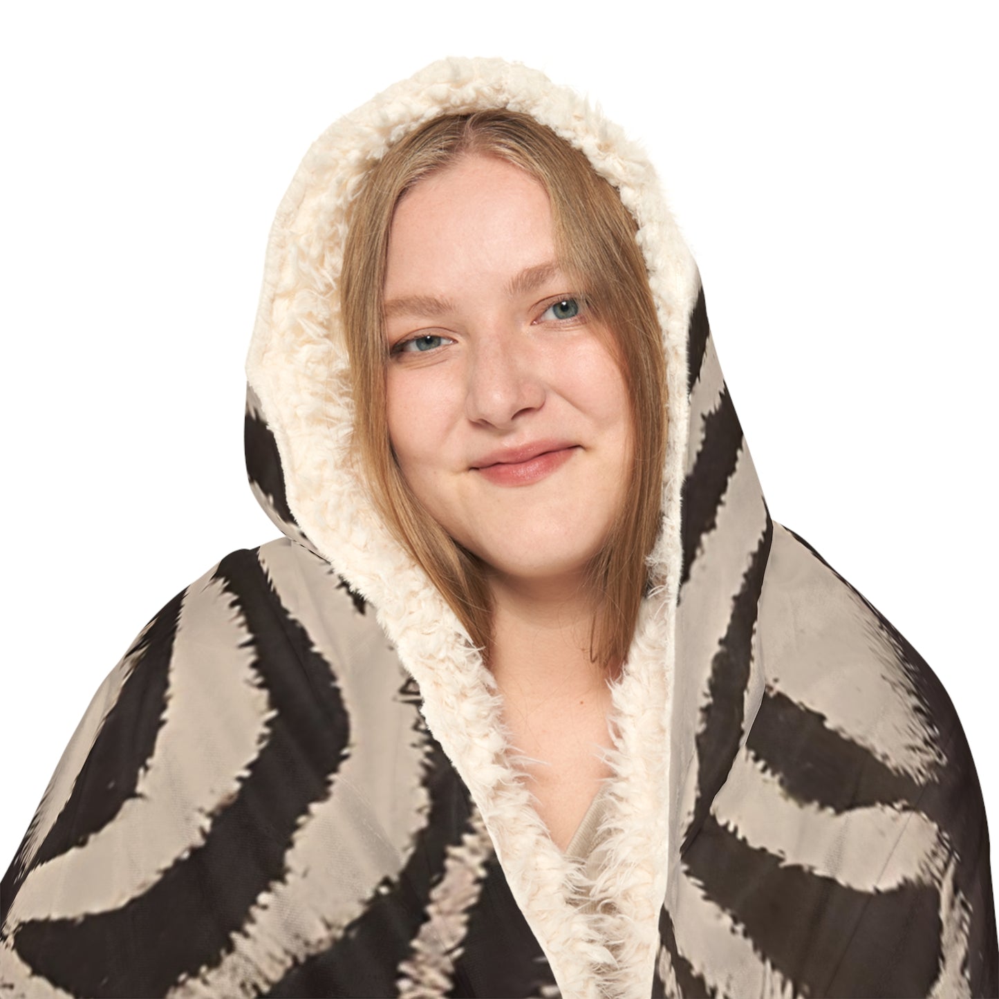 Cozy Tiger Hooded Snuggle Blanket | Warm Throw for Chill Nights, Gifts for Animal Lovers, Home Decor, Fall Comfort