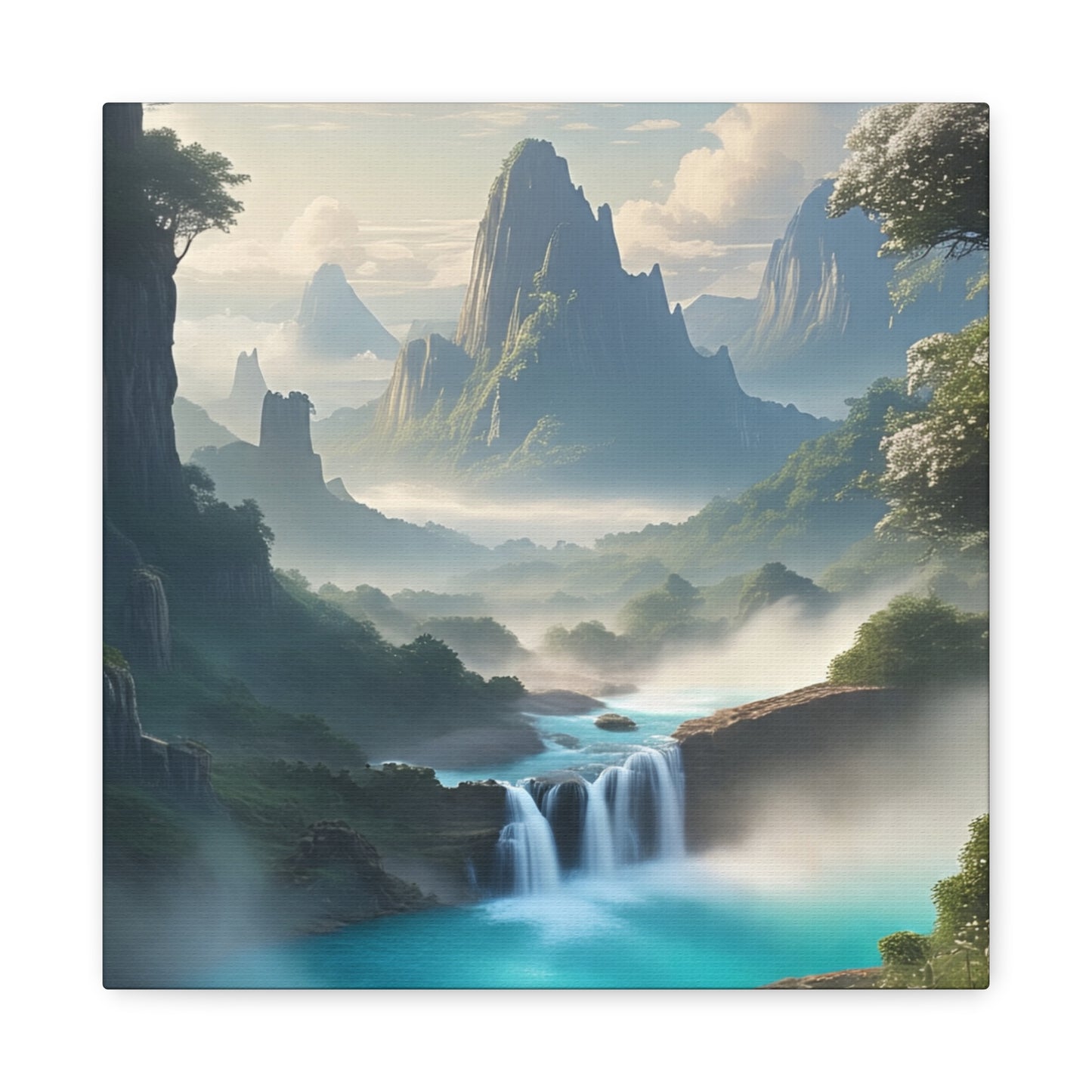 Scenic Landscape Canvas Print, Wall Art Decor, Home Decoration, Nature Wall Art, Gift for Nature Lovers, Tranquil Art for Living Room