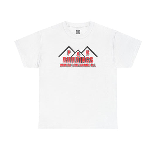 P&R BUILDINGS Logo T-Shirt — Contractor Work Tee