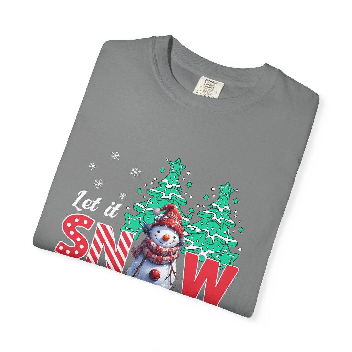 Let It Snow Somewhere Else T-Shirt — Funny Holiday Snowman Tee