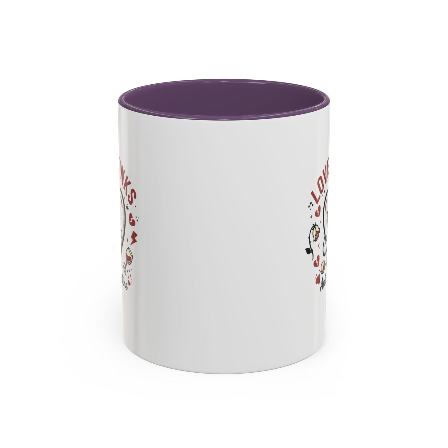Coffee Mug — "Love Stinks" Anti-Valentine Heart Accent Mug (11/15oz)