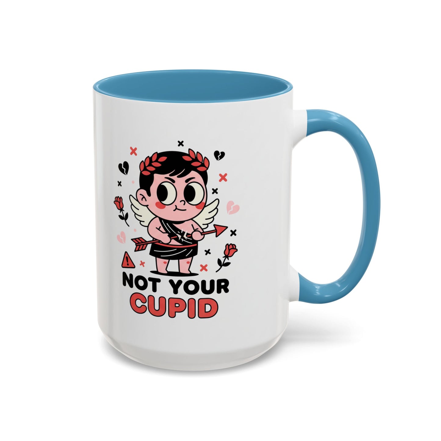 Cheeky Anti-Valentine Accent Coffee Mug — 11/15oz