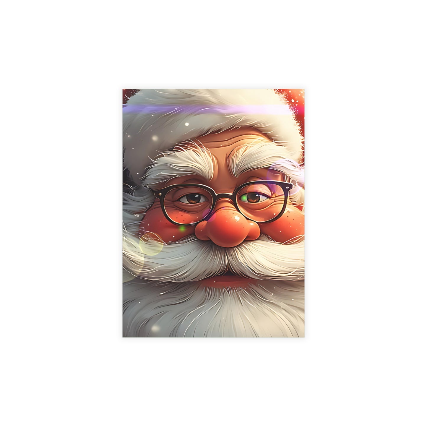 Santa close-up (Christmas Selfies) Postcard Bundles (envelopes included)
