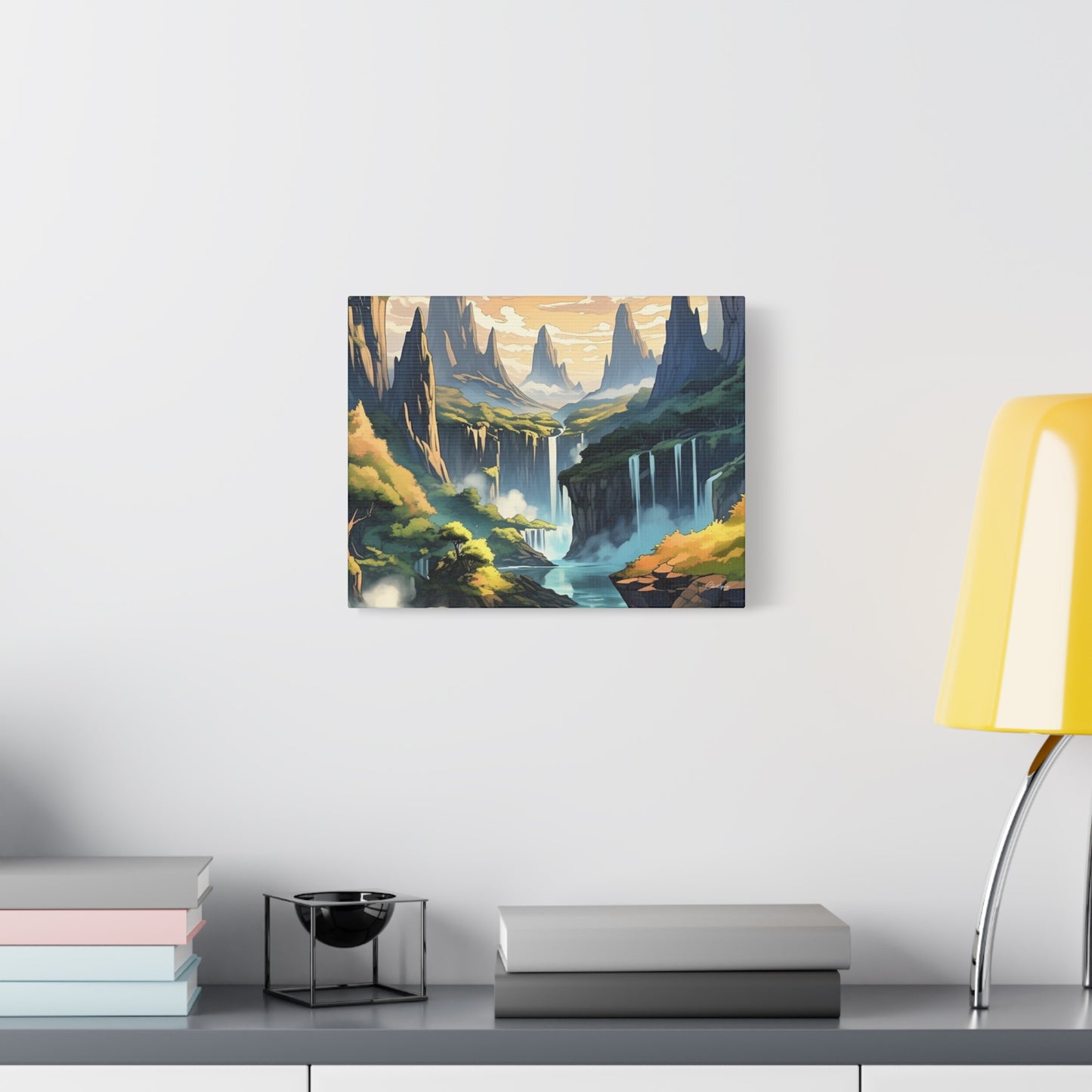 Serene Landscape Canvas Wall Art, Nature Home Decor, Tranquil Living Room Accent, Gift for Nature Lovers, Gallery Wall Piece