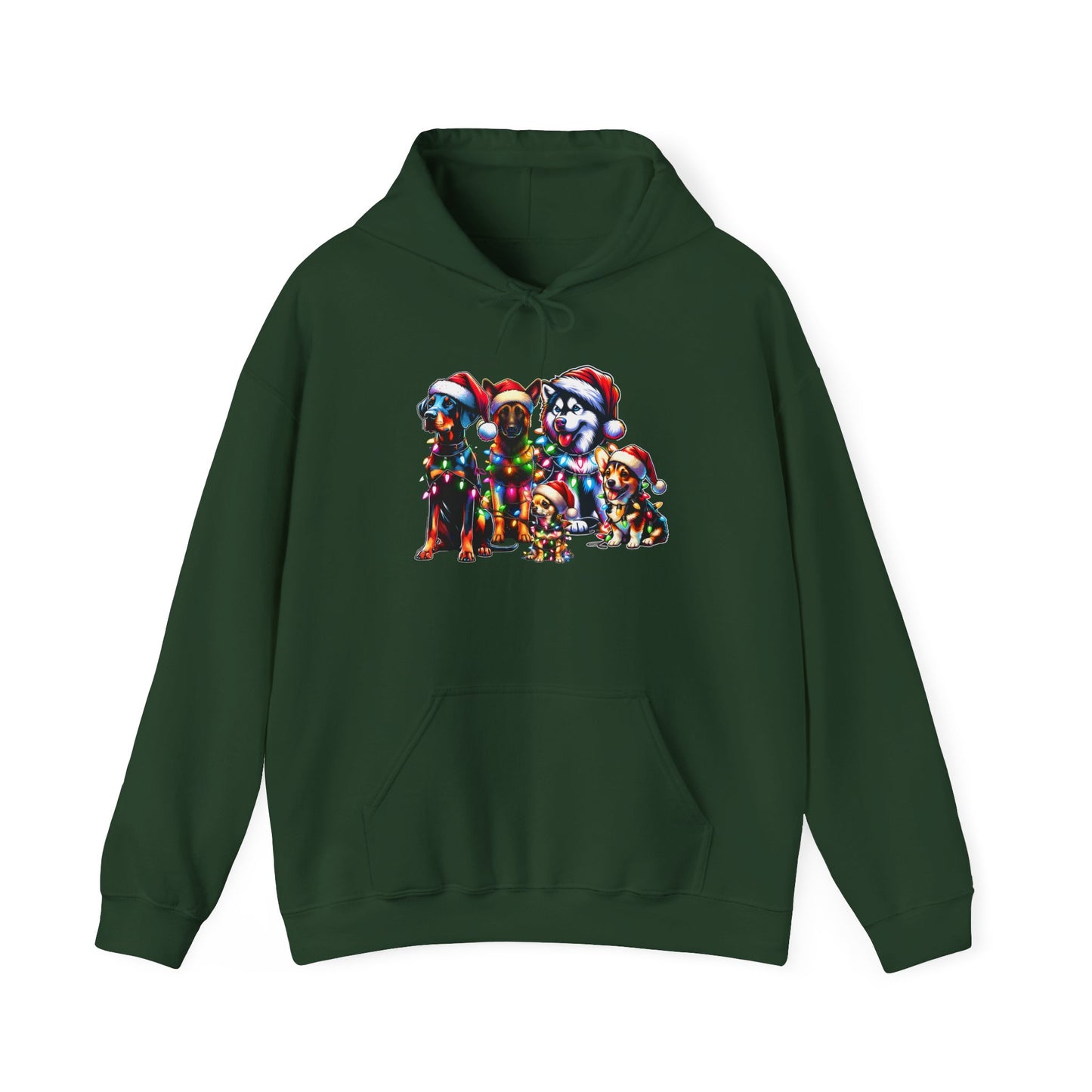 Christmas Pack Boston Terrier Hoodie — 'Have A Pawsitively Merry Christmas' Festive Dog Sweatshirt