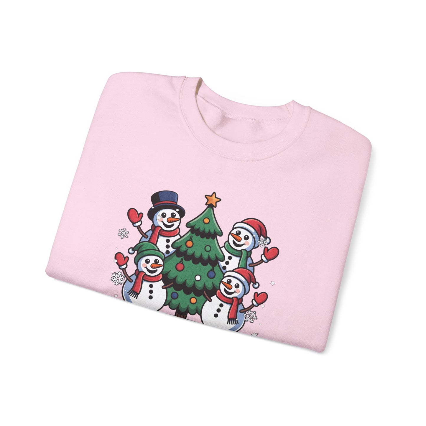 Merry Christmas Snowman Crewneck Sweatshirt