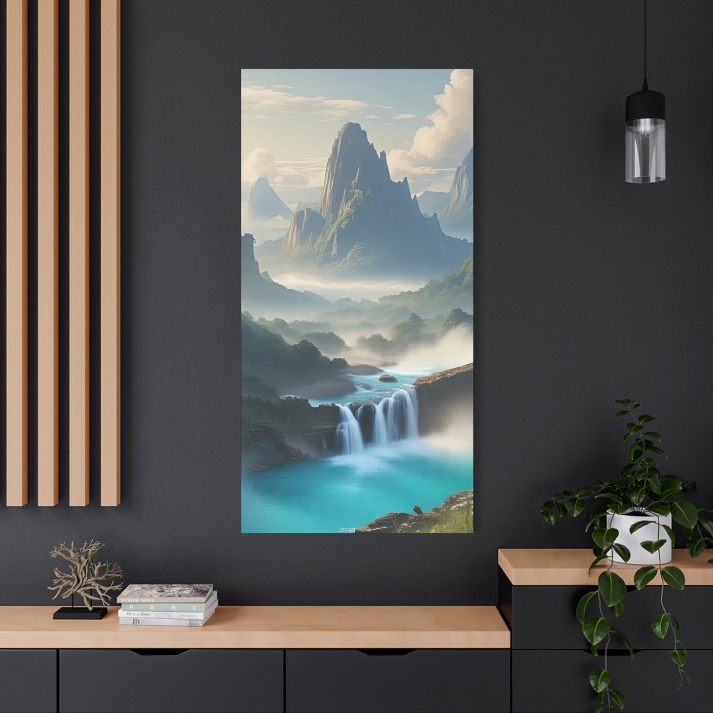 Scenic Landscape Canvas Print, Wall Art Decor, Home Decoration, Nature Wall Art, Gift for Nature Lovers, Tranquil Art for Living Room