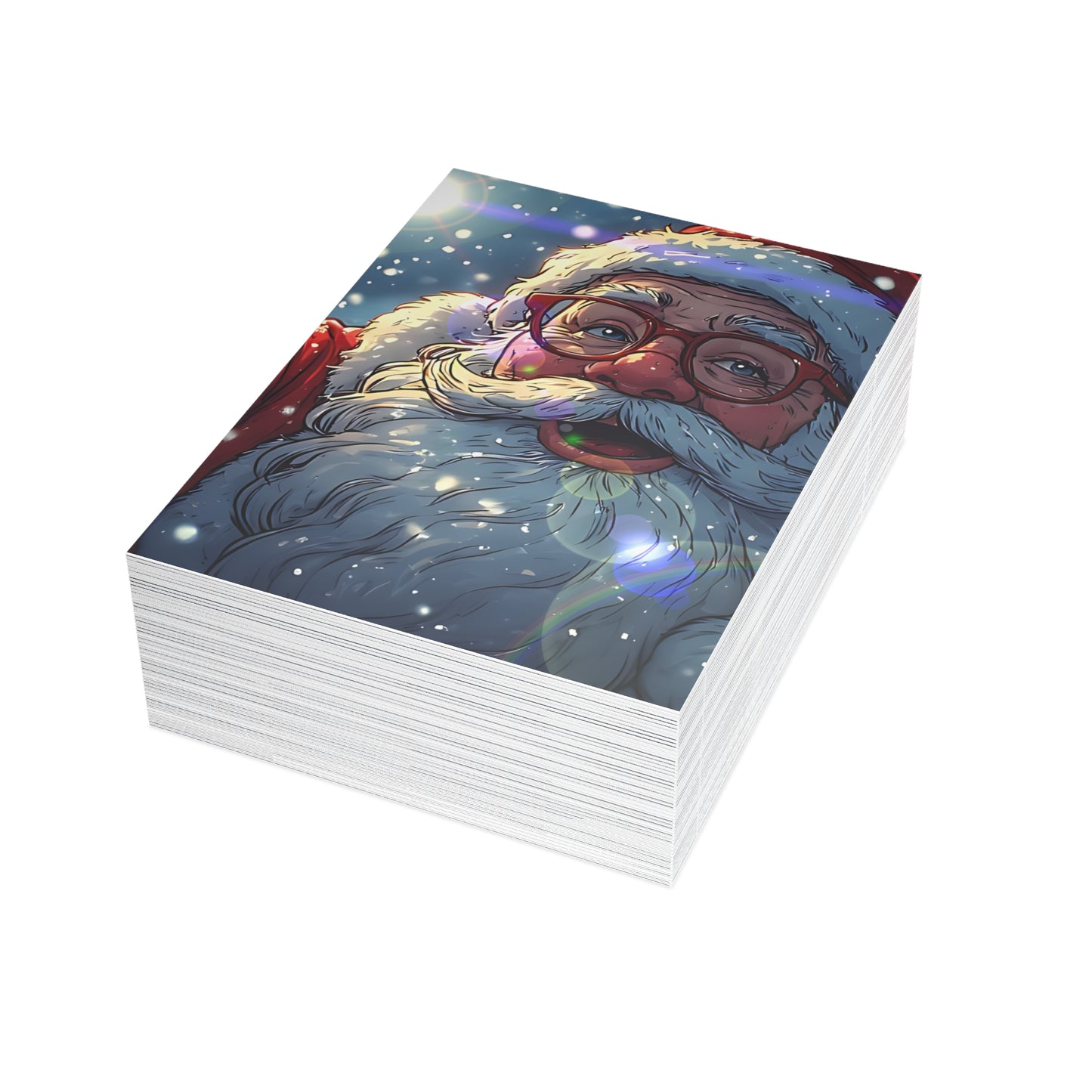 Happy Santa (Christmas Selfies) Postcard Bundles (envelopes included)