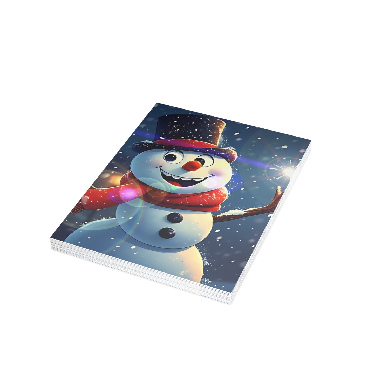 Snowman (Christmas Selfies) Postcard Bundles (envelopes included)