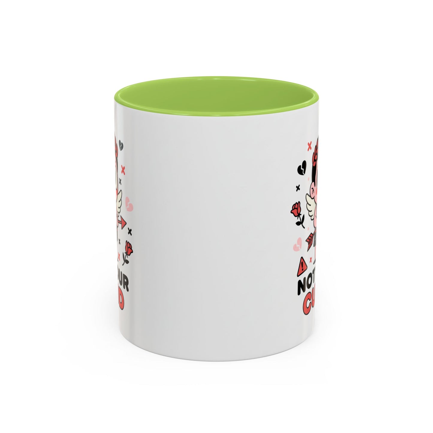 Cheeky Anti-Valentine Accent Coffee Mug — 11/15oz