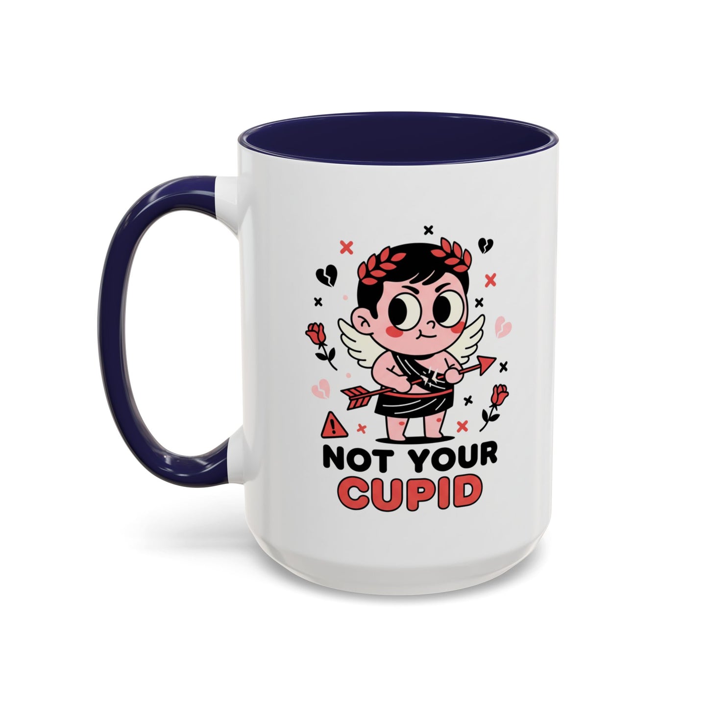 Cheeky Anti-Valentine Accent Coffee Mug — 11/15oz