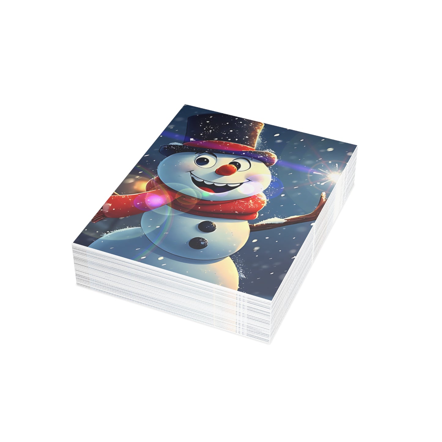 Snowman (Christmas Selfies) Postcard Bundles (envelopes included)