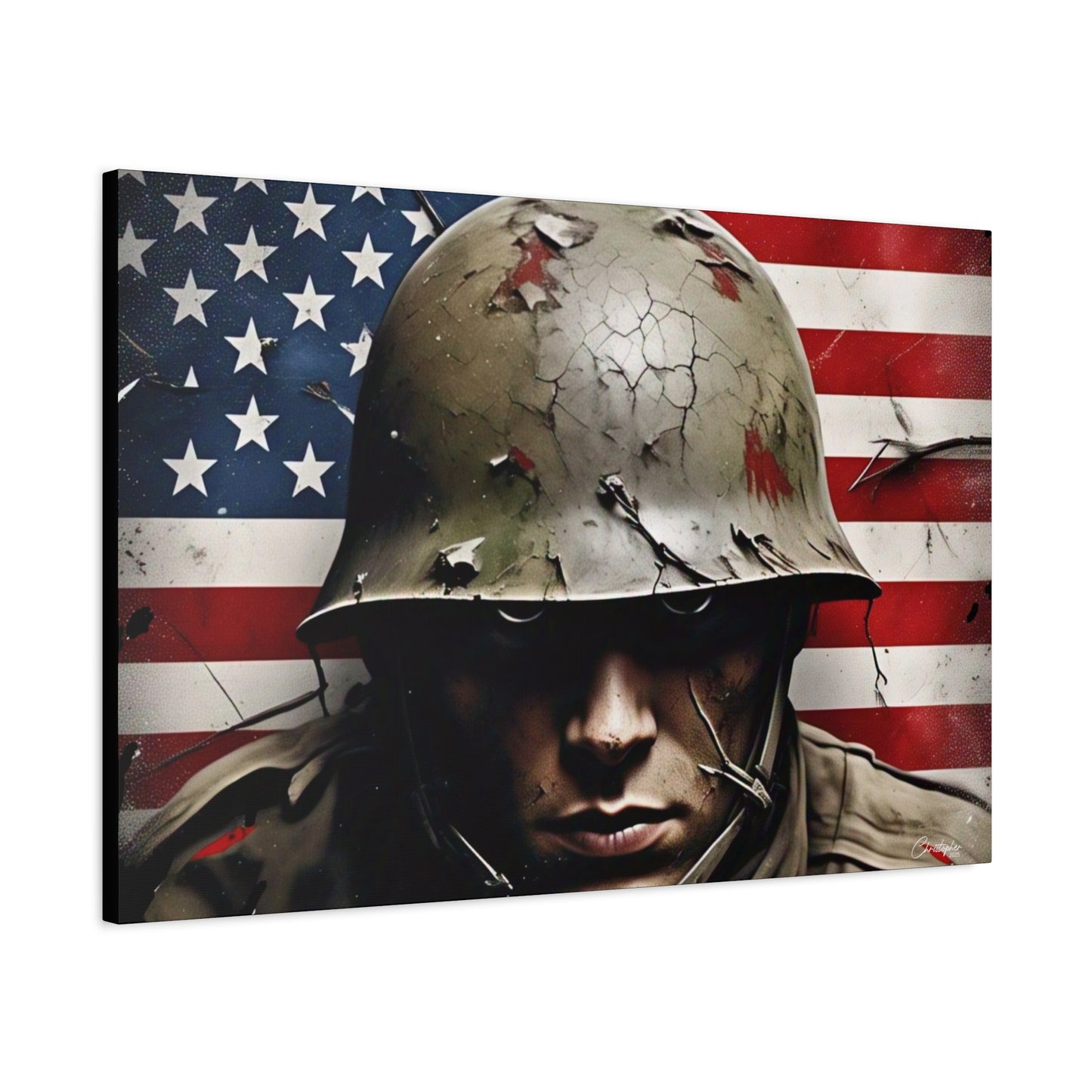 Military-Themed Canvas Art, Military Canvas Print, Wall Art for Veterans, Patriotic Home Decor, Gift for Army, Military Artwork, [...]