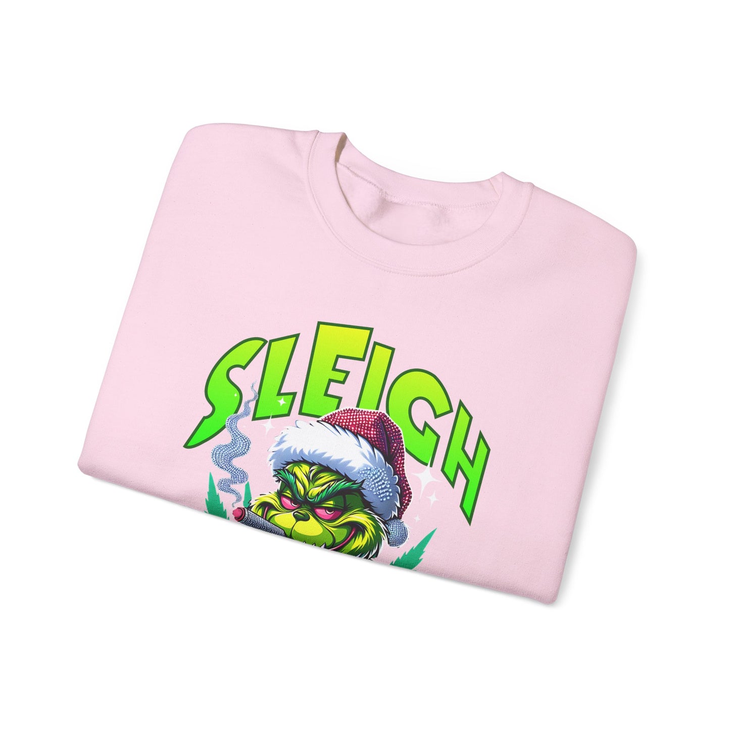 Sweatshirt — "Sleigh Mode" Grinch Holiday Crewneck