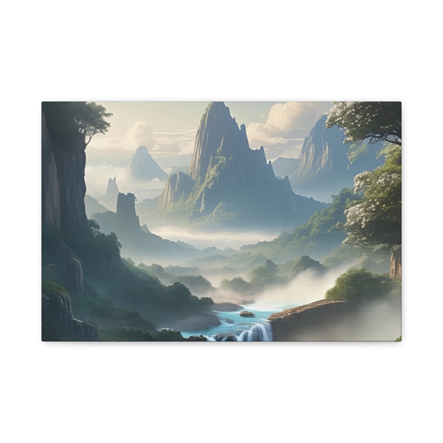 Scenic Landscape Canvas Print, Wall Art Decor, Home Decoration, Nature Wall Art, Gift for Nature Lovers, Tranquil Art for Living Room