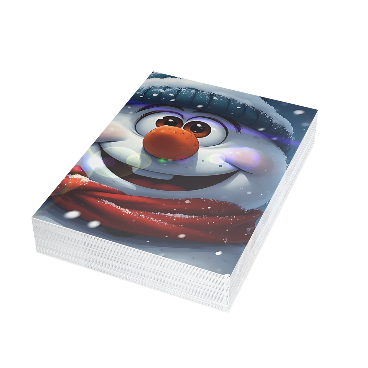 Goofy Snowman (Christmas Selfies) Postcard Bundles (envelopes included)