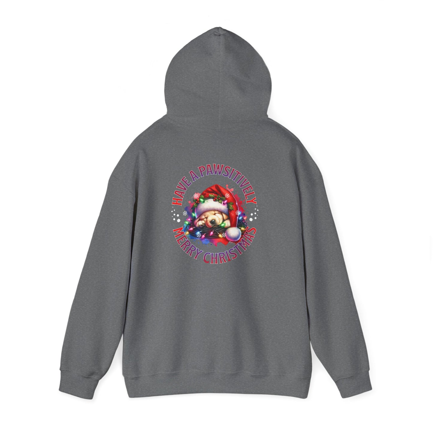 Christmas Pack Puppy Hoodie — Festive Santa Puppies 'Have A Pawsitively Merry Christmas' Holiday Sweatshirt