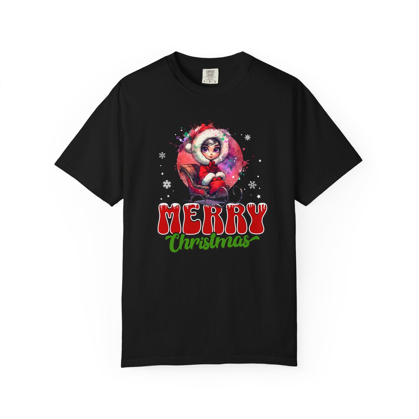 Merry Christmas Unisex Garment-Dyed T-Shirt