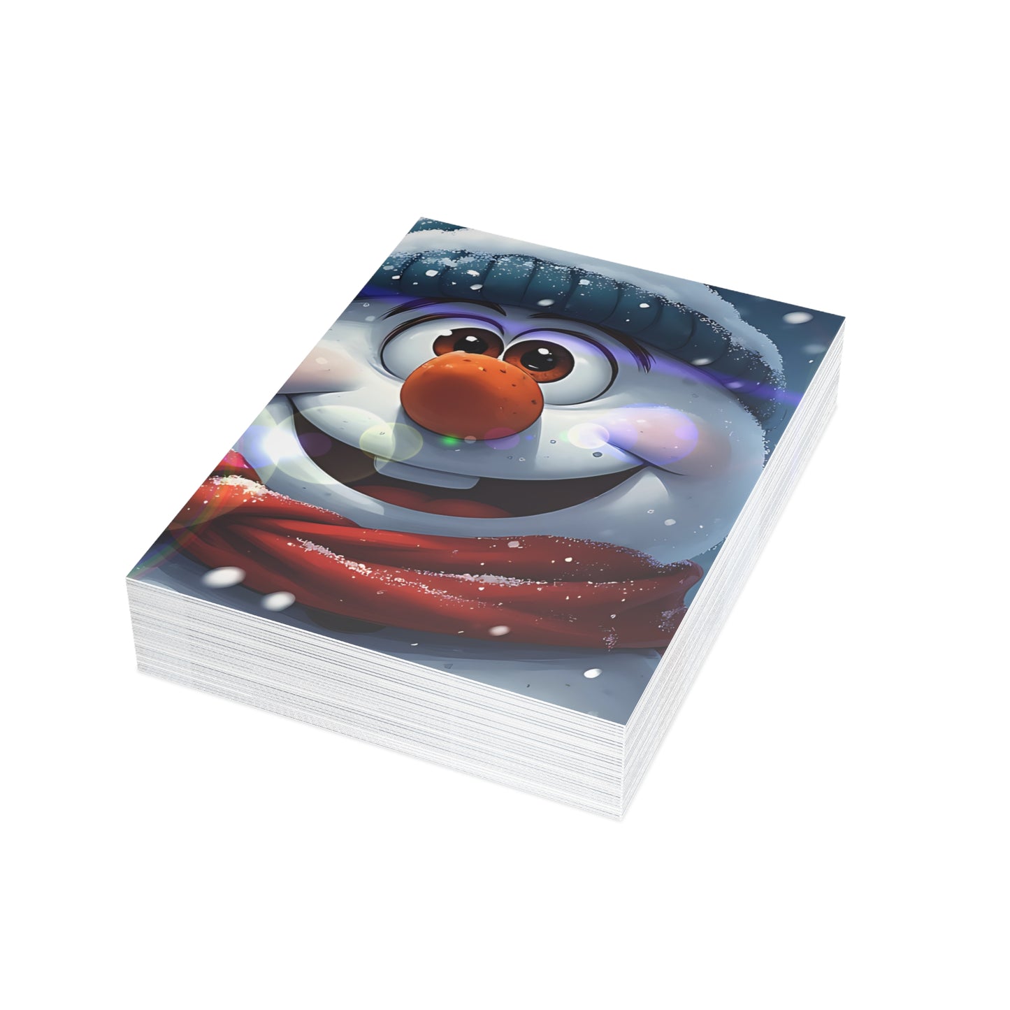 Goofy Snowman (Christmas Selfies) Postcard Bundles (envelopes included)