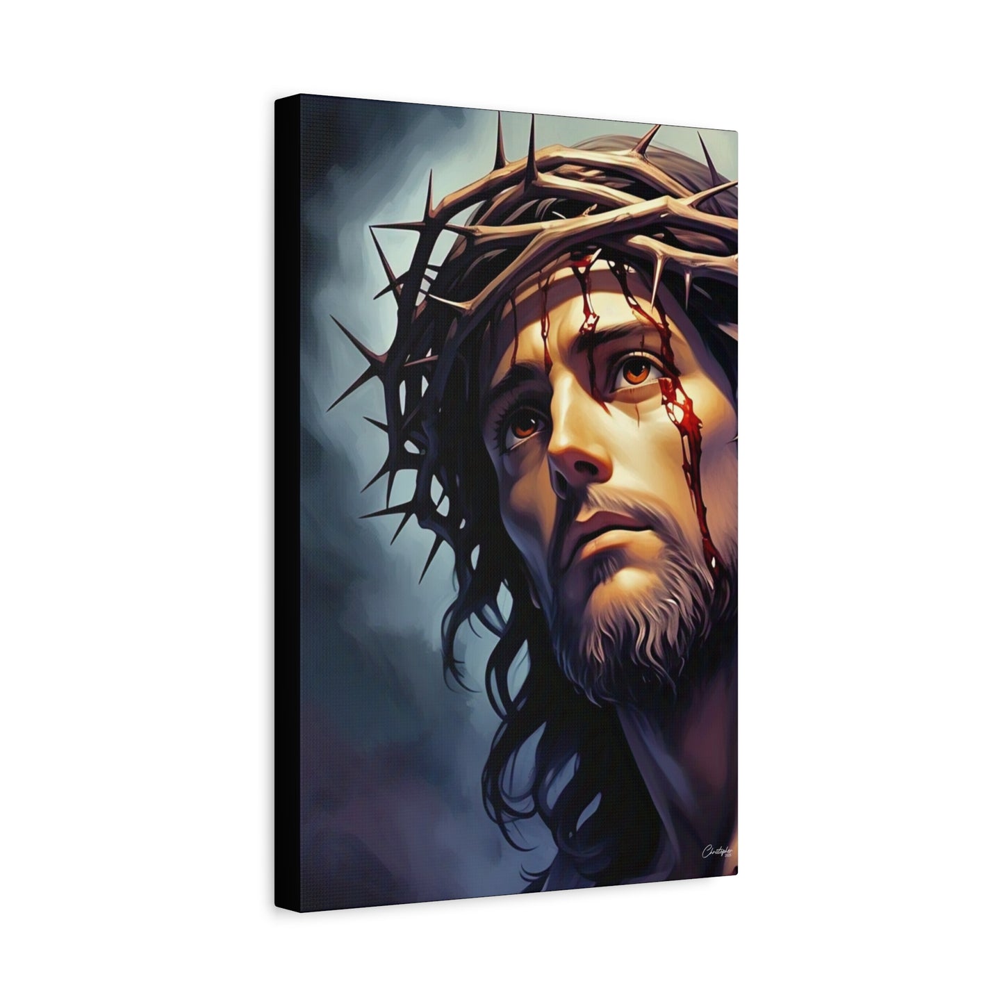 Religious Art Print Canvas, Inspirational Wall Decor, Christian Home Decor, Jesus Art, Gift for Faith-Based Celebrations