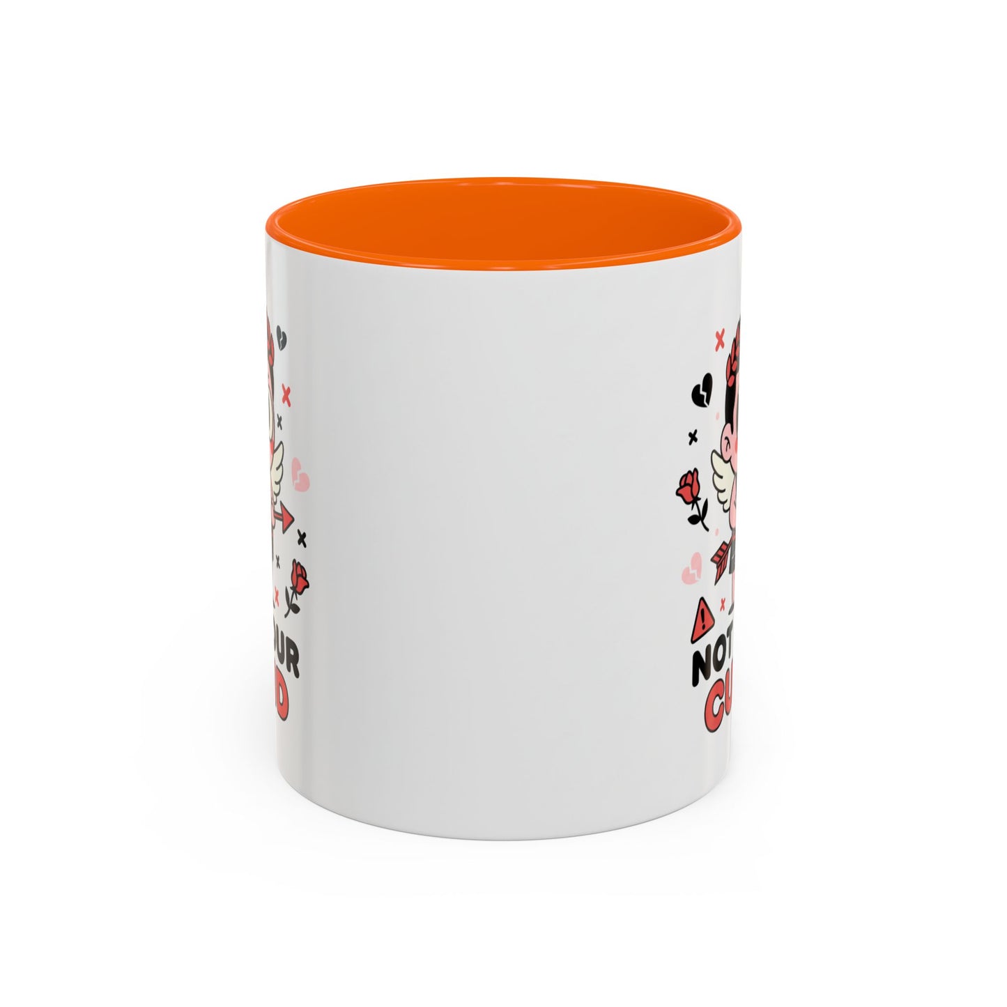 Cheeky Anti-Valentine Accent Coffee Mug — 11/15oz