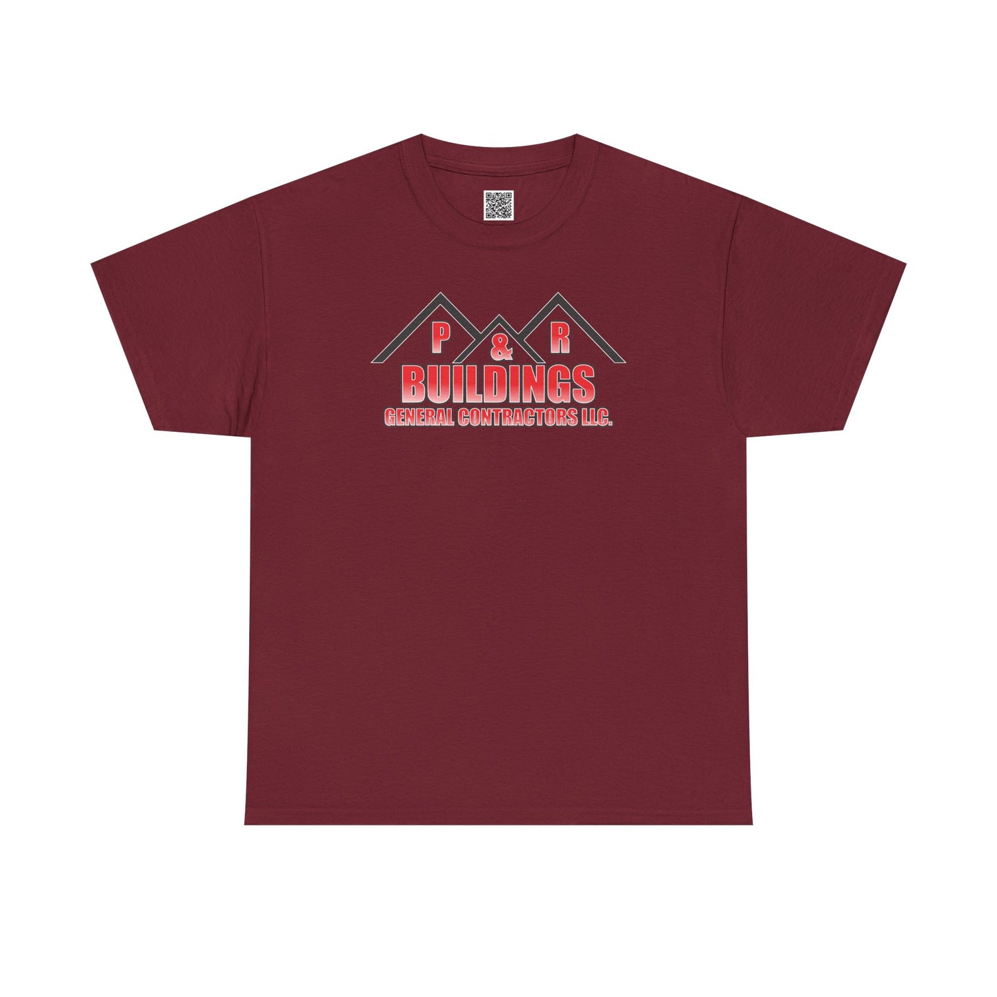 P&R BUILDINGS Logo T-Shirt — Contractor Work Tee