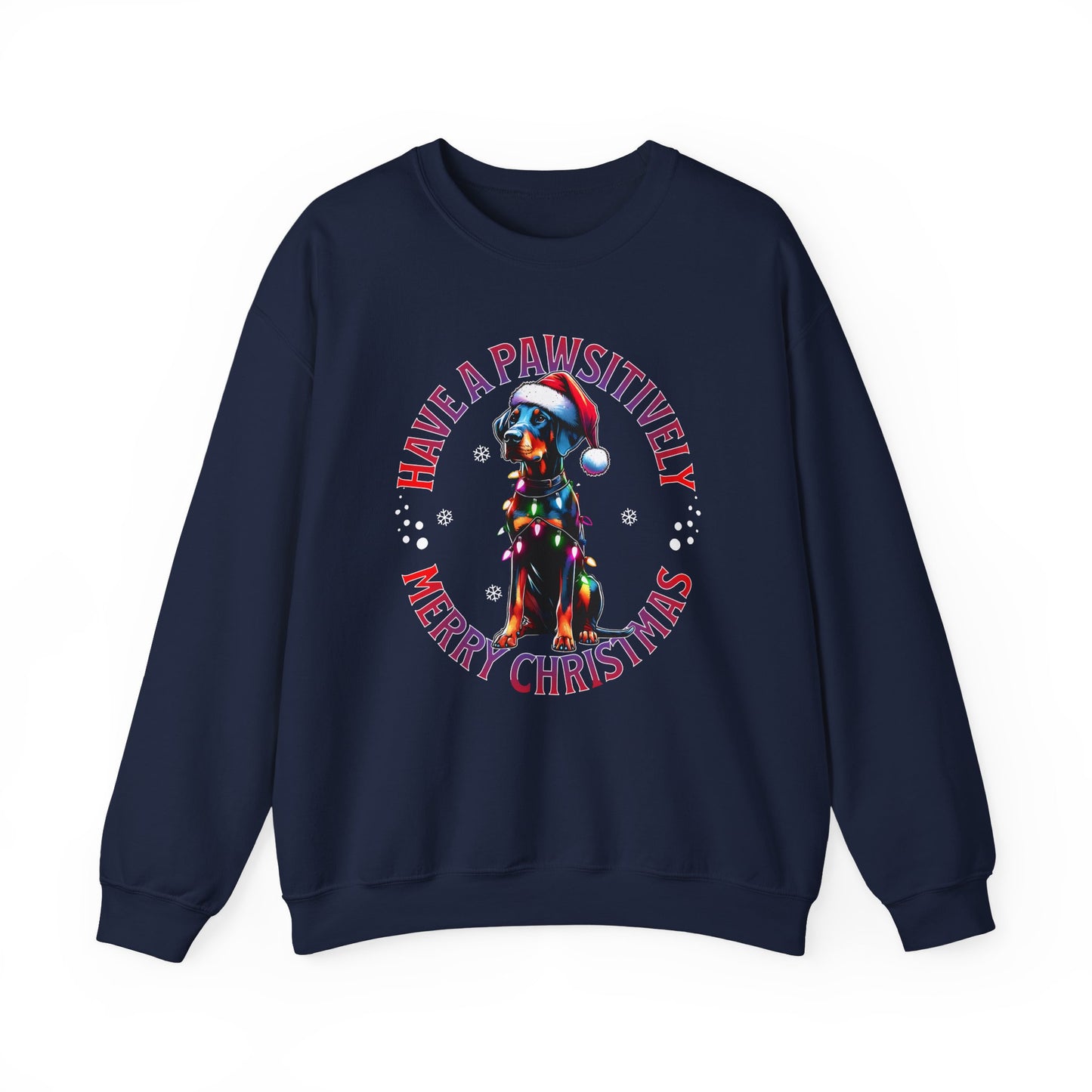 Christmas Dog Sweatshirt – "Have a Pawsitively Merry Christmas" Holiday Crewneck