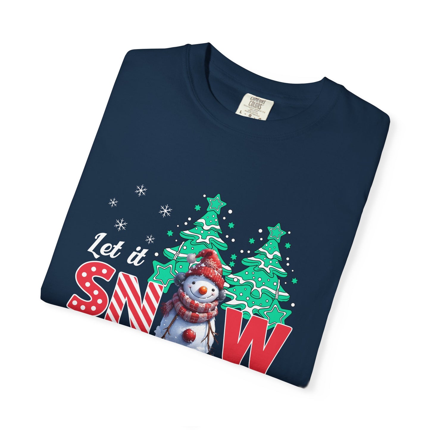 Let It Snow Somewhere Else T-Shirt — Funny Holiday Snowman Tee