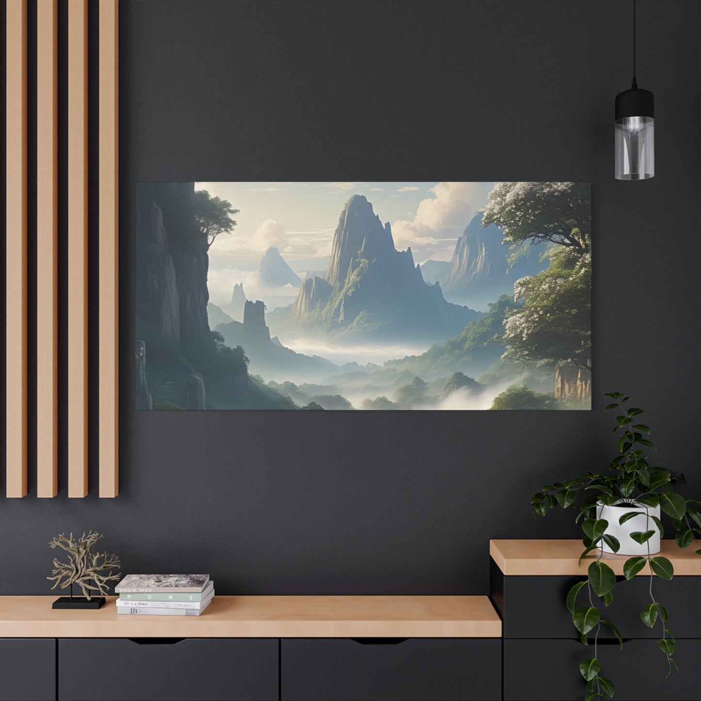 Scenic Landscape Canvas Print, Wall Art Decor, Home Decoration, Nature Wall Art, Gift for Nature Lovers, Tranquil Art for Living Room