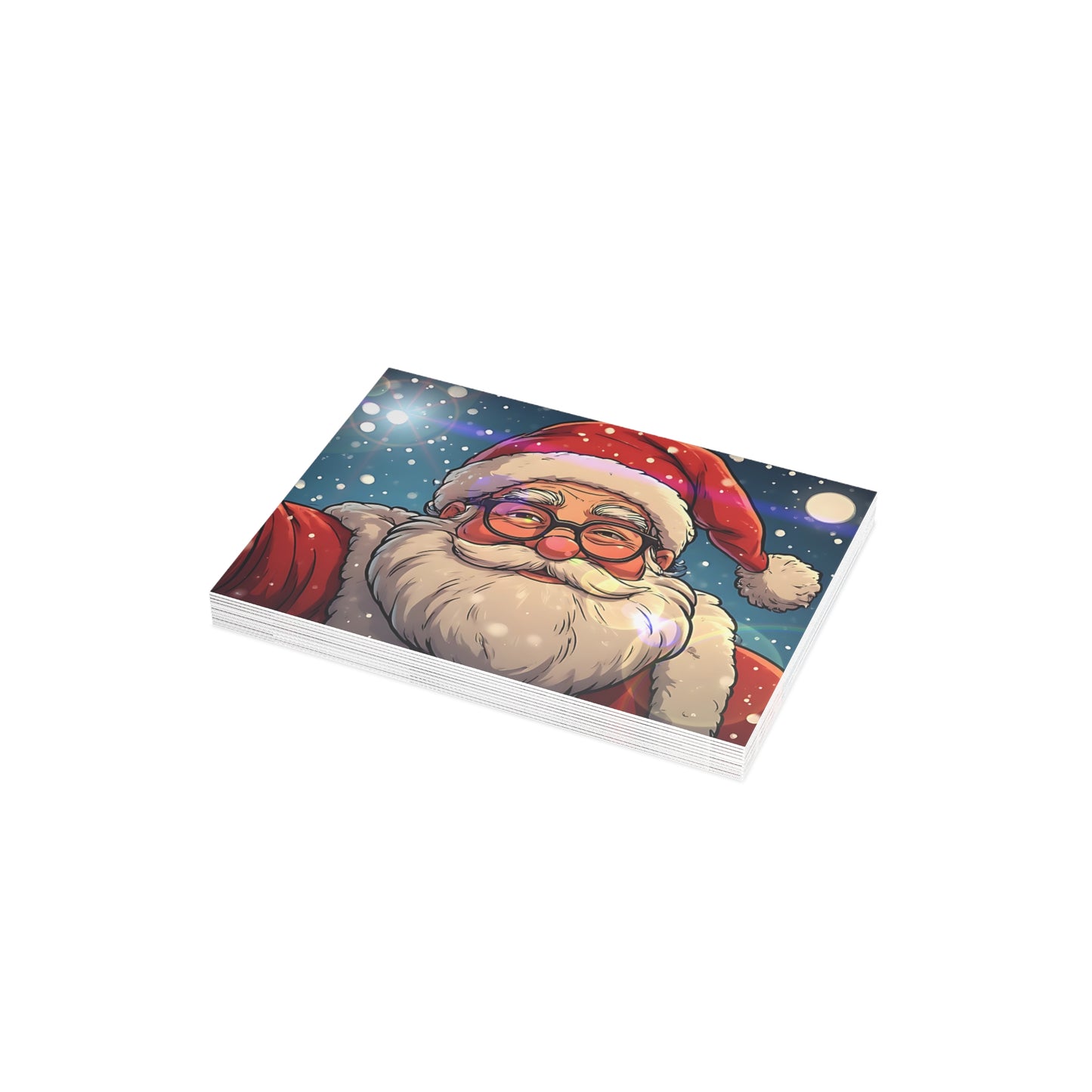 Santa (Christmas Selfies) Postcard Bundles (envelopes included)