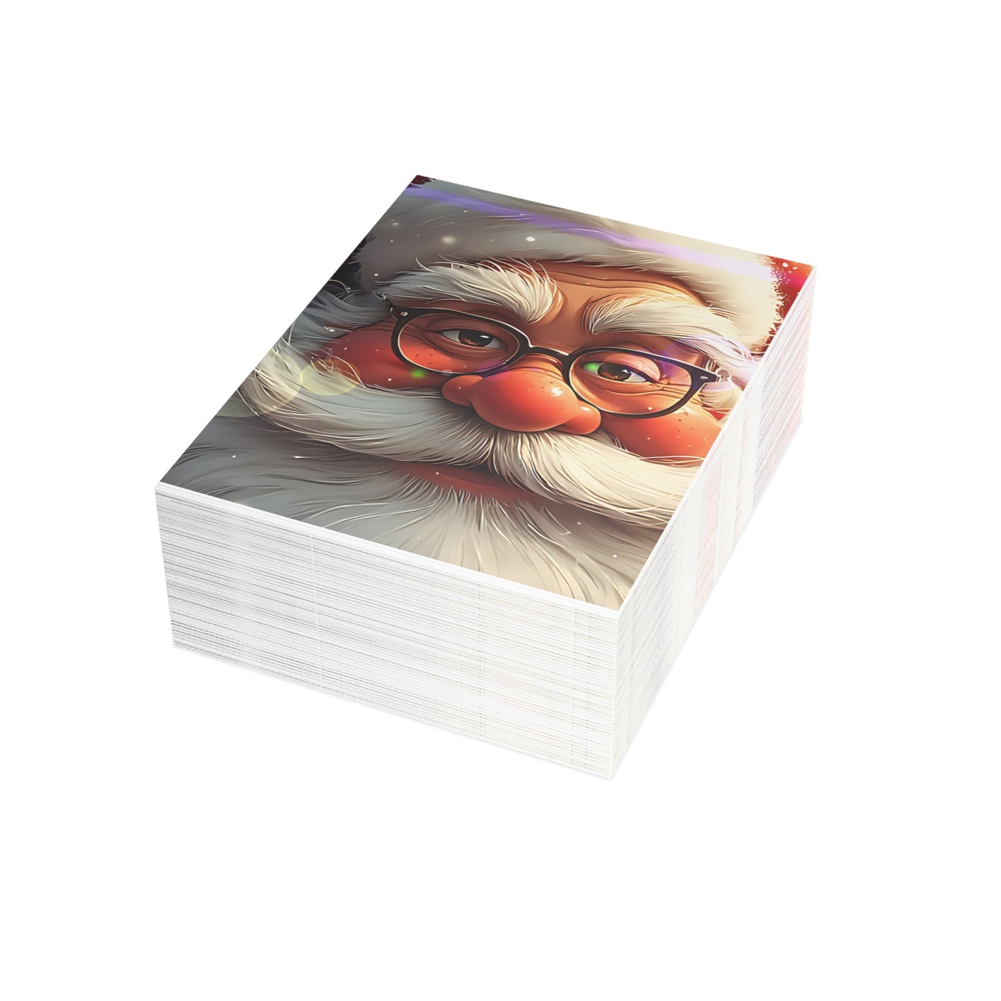 Santa close-up (Christmas Selfies) Postcard Bundles (envelopes included)