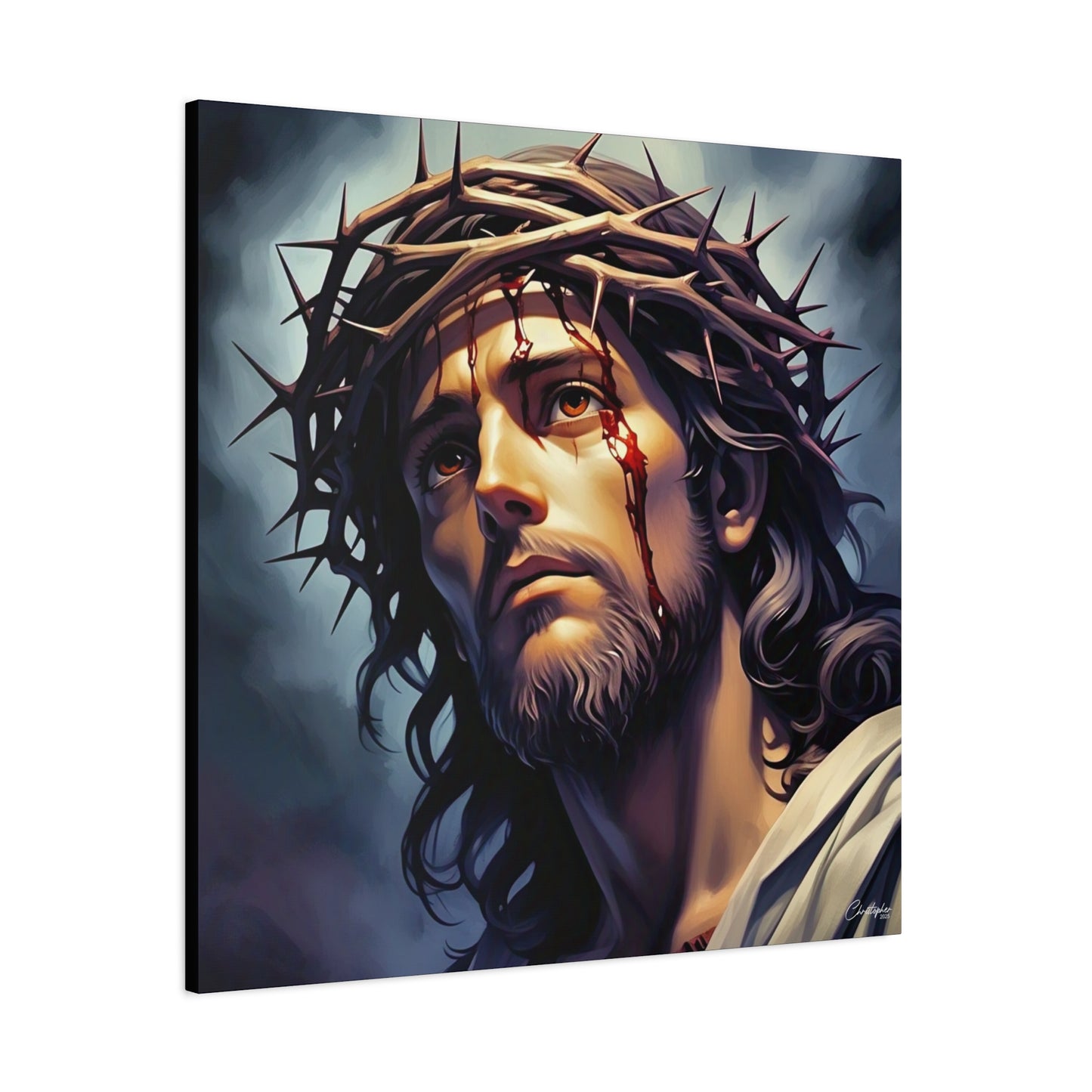 Religious Art Print Canvas, Inspirational Wall Decor, Christian Home Decor, Jesus Art, Gift for Faith-Based Celebrations
