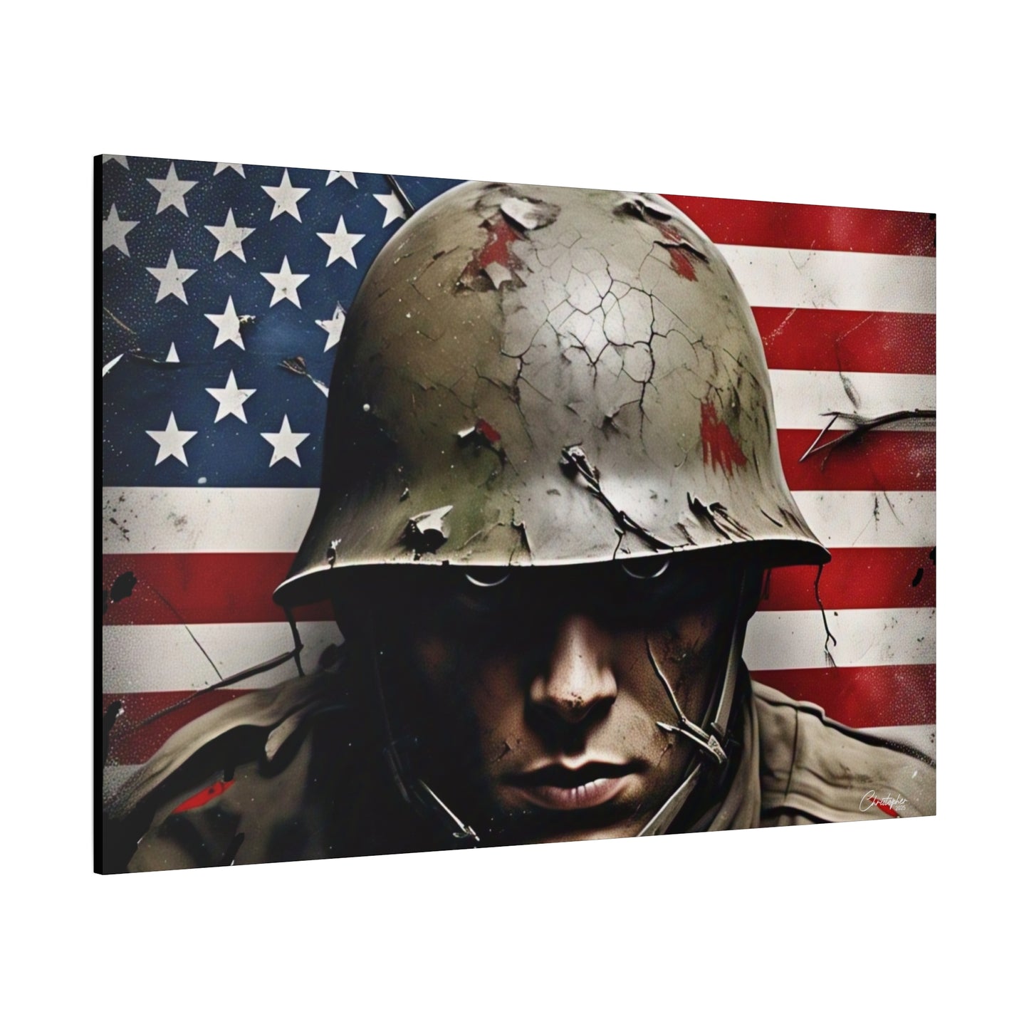 Military-Themed Canvas Art, Military Canvas Print, Wall Art for Veterans, Patriotic Home Decor, Gift for Army, Military Artwork, [...]