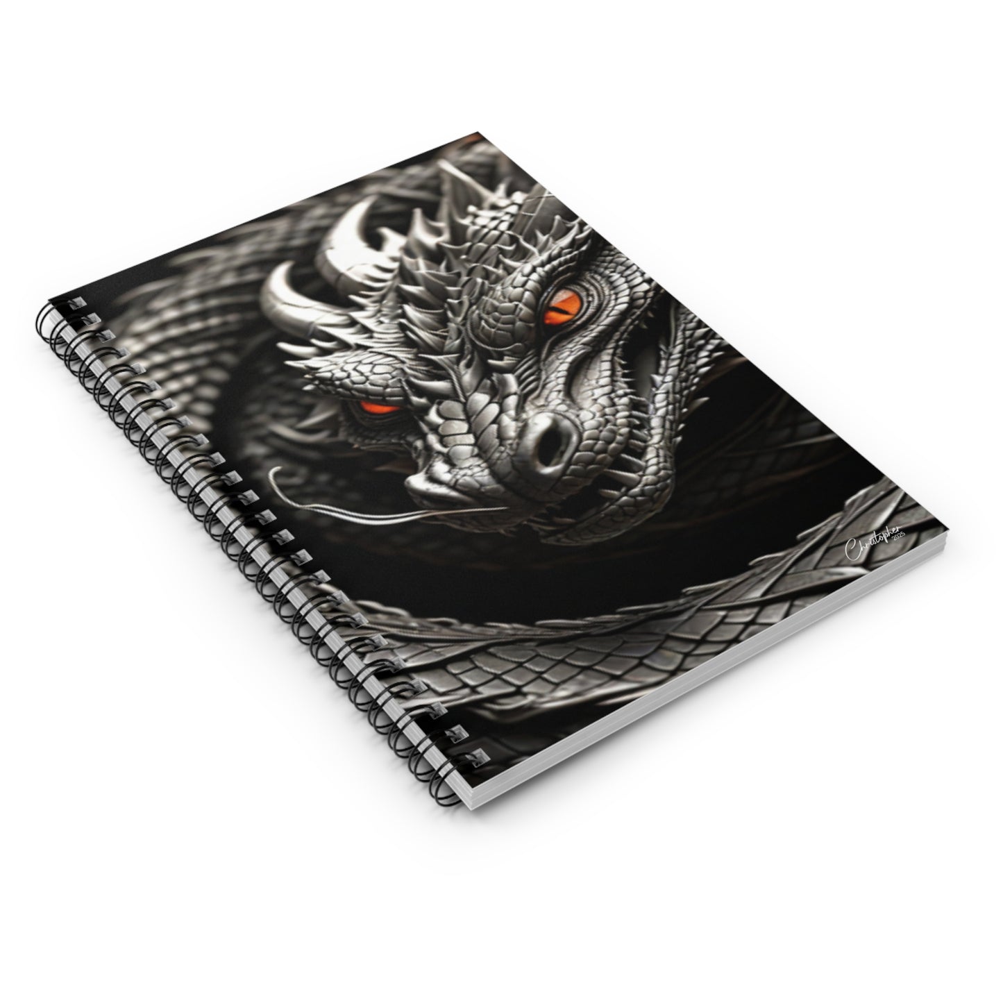 Dragon-Themed Spiral Notebook - Perfect for Art Lovers, Writers, and Fantasy Enthusiasts, Ideal Gift for Birthdays, Graduations, and [...]