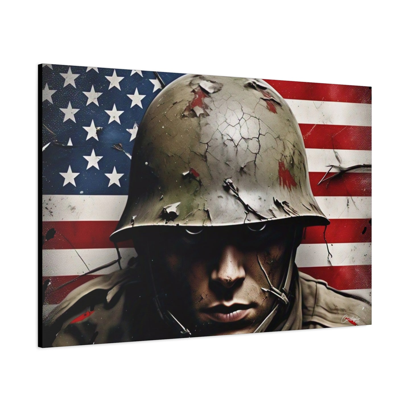 Military-Themed Canvas Art, Military Canvas Print, Wall Art for Veterans, Patriotic Home Decor, Gift for Army, Military Artwork, [...]