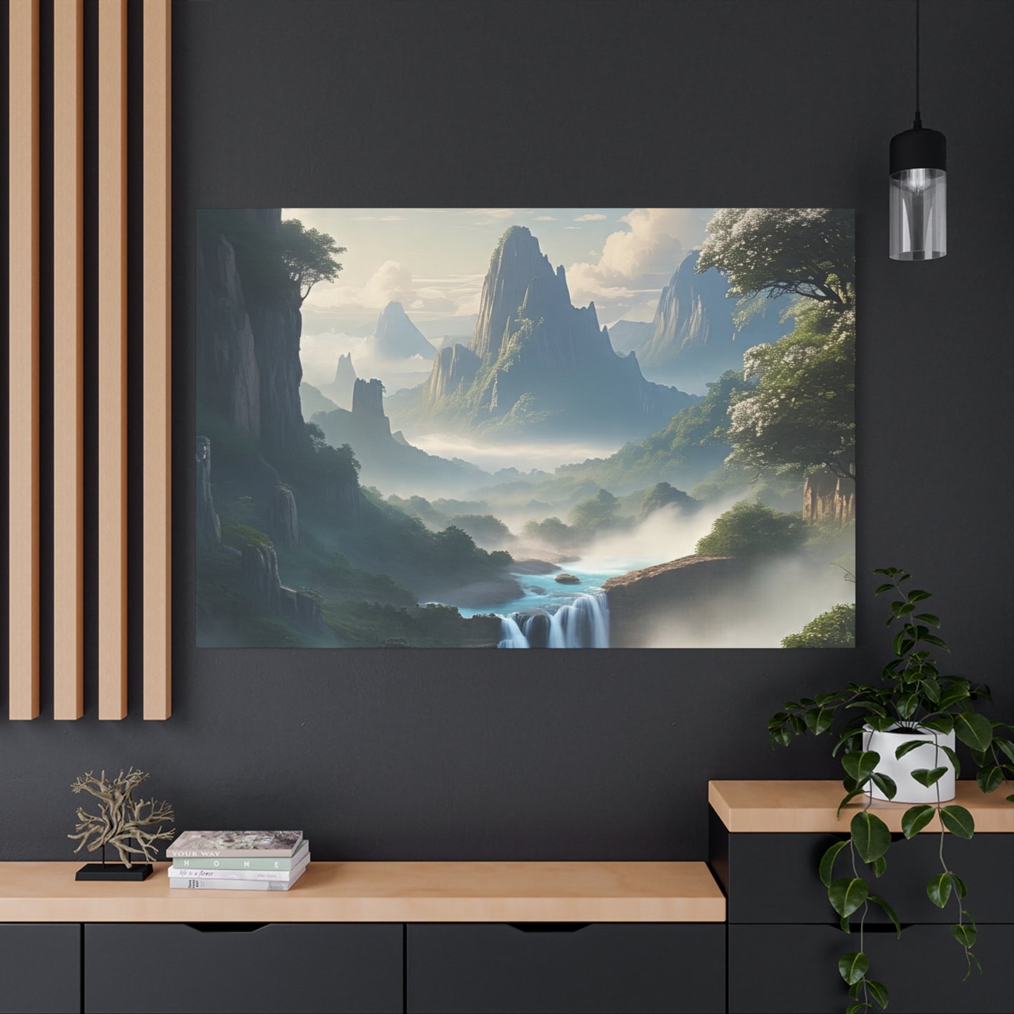 Scenic Landscape Canvas Print, Wall Art Decor, Home Decoration, Nature Wall Art, Gift for Nature Lovers, Tranquil Art for Living Room