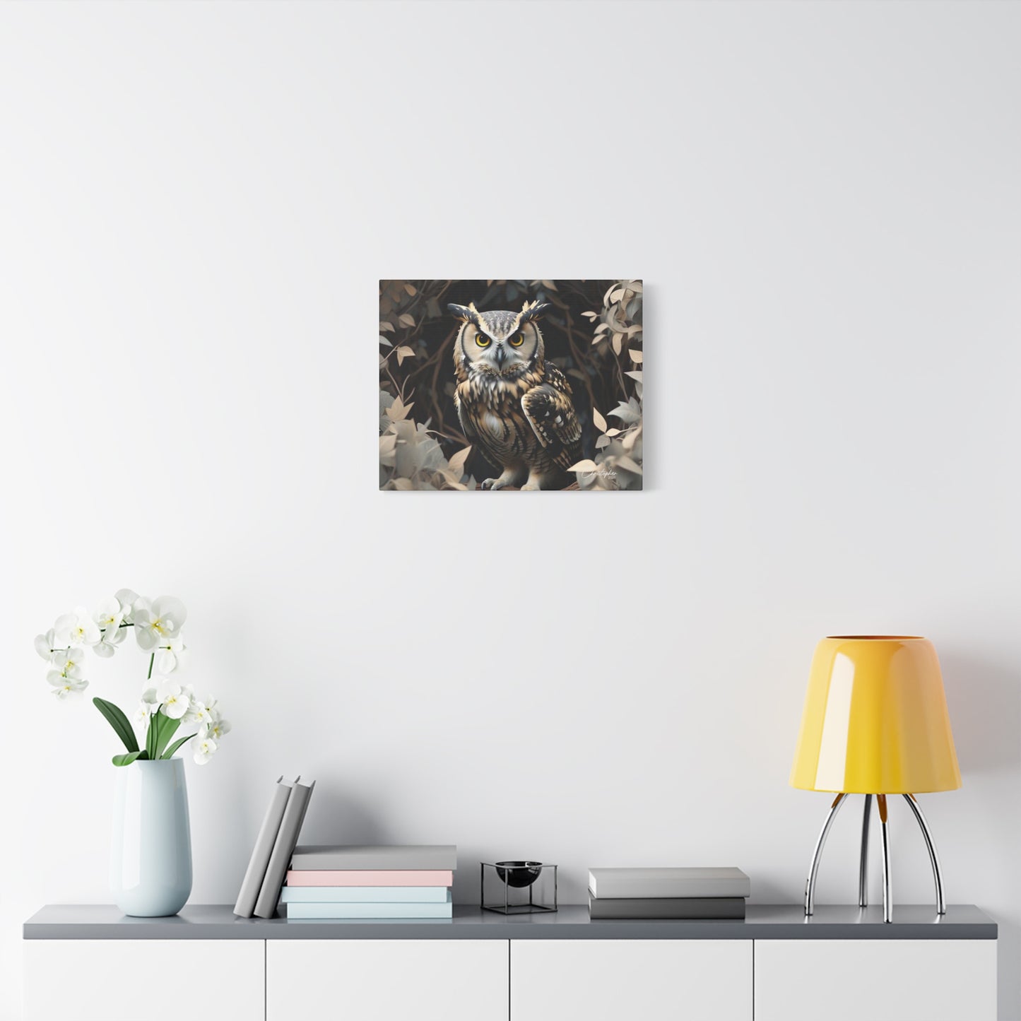 Realistic Owl Canvas Art - Nature Wall Decor for Home & Office