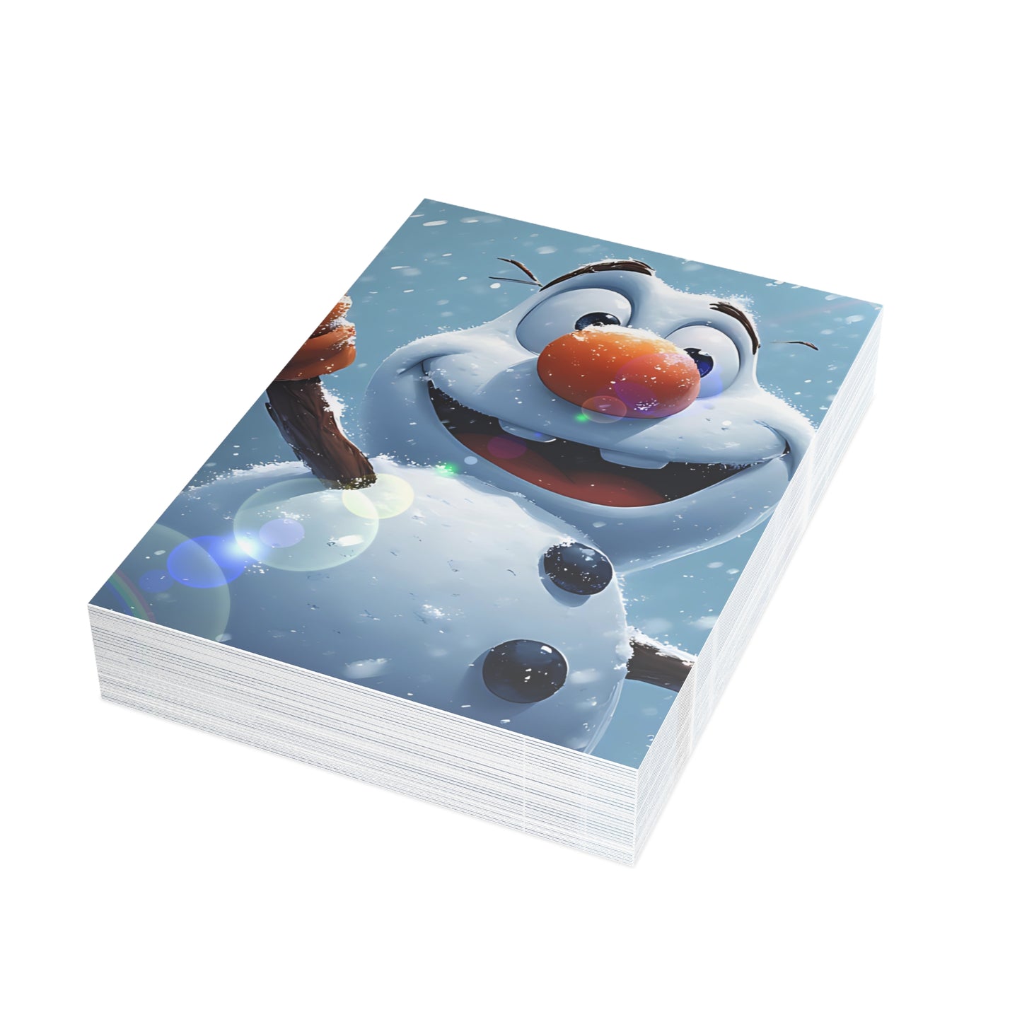 Dancing Snowman (Christmas Selfies) Postcard Bundles (envelopes included)