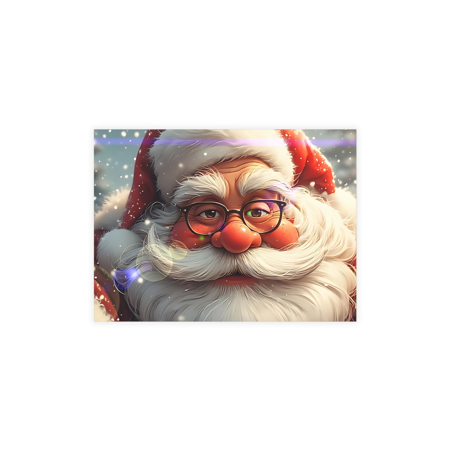 Santa close-up (Christmas Selfies) Postcard Bundles (envelopes included)