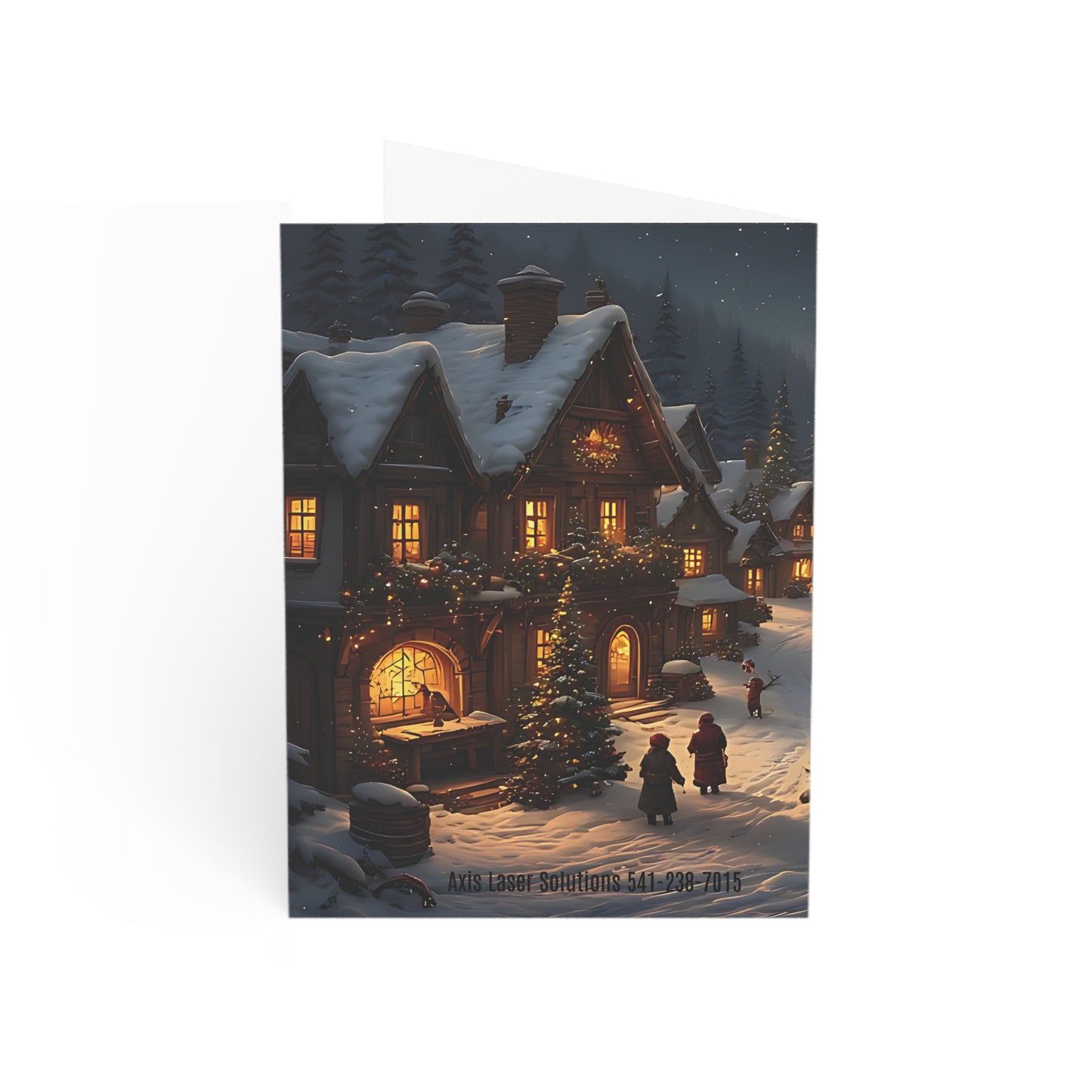 Cozy Christmas Greeting Cards, Holiday Cards, Winter Stationery, Cute Card Set, Seasonal Greetings, Christmas Decor
