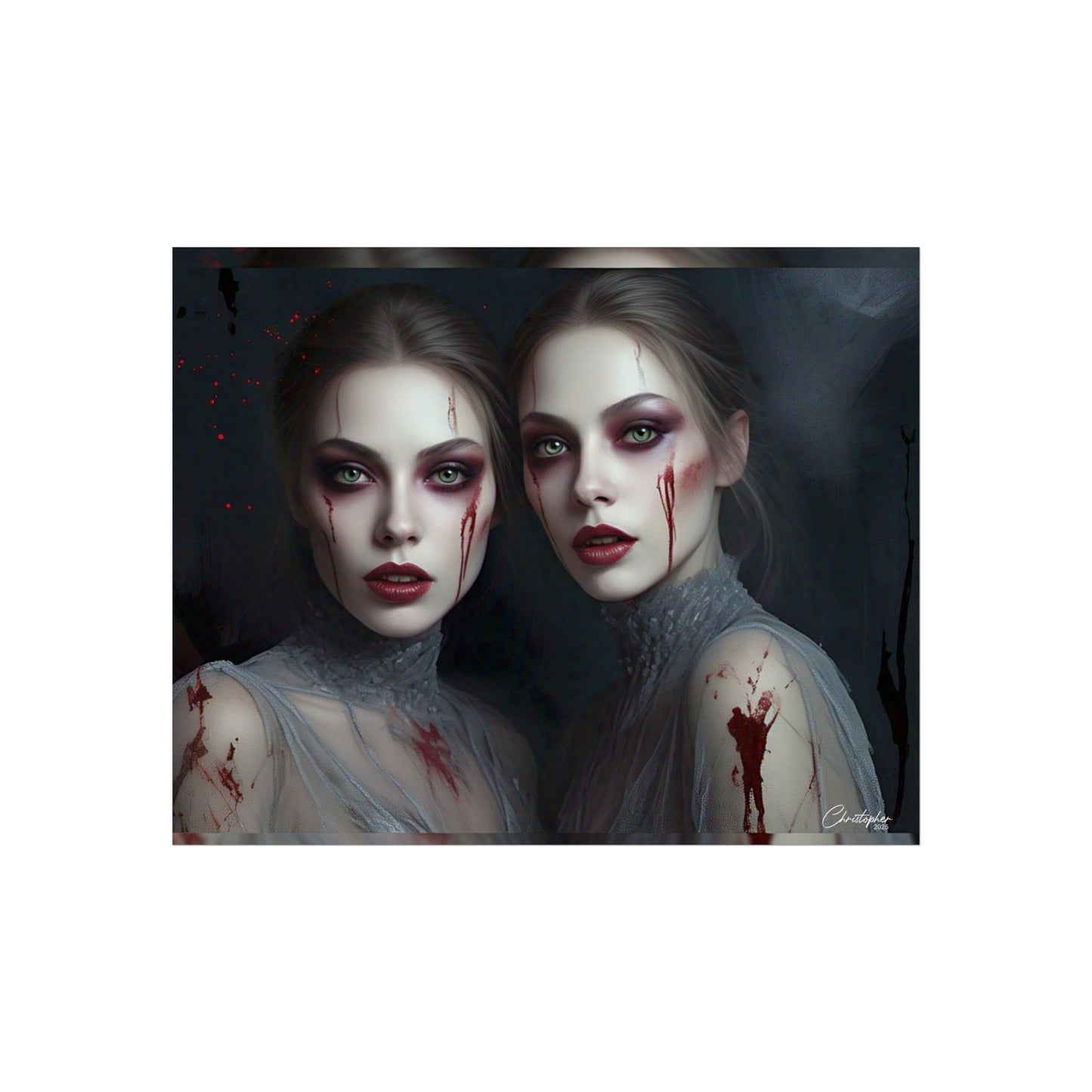 Eerie Fine Art Poster, Dark Fantasy Wall Art, Gothic Decor, Spooky Home Aesthetic, Halloween Wall Art