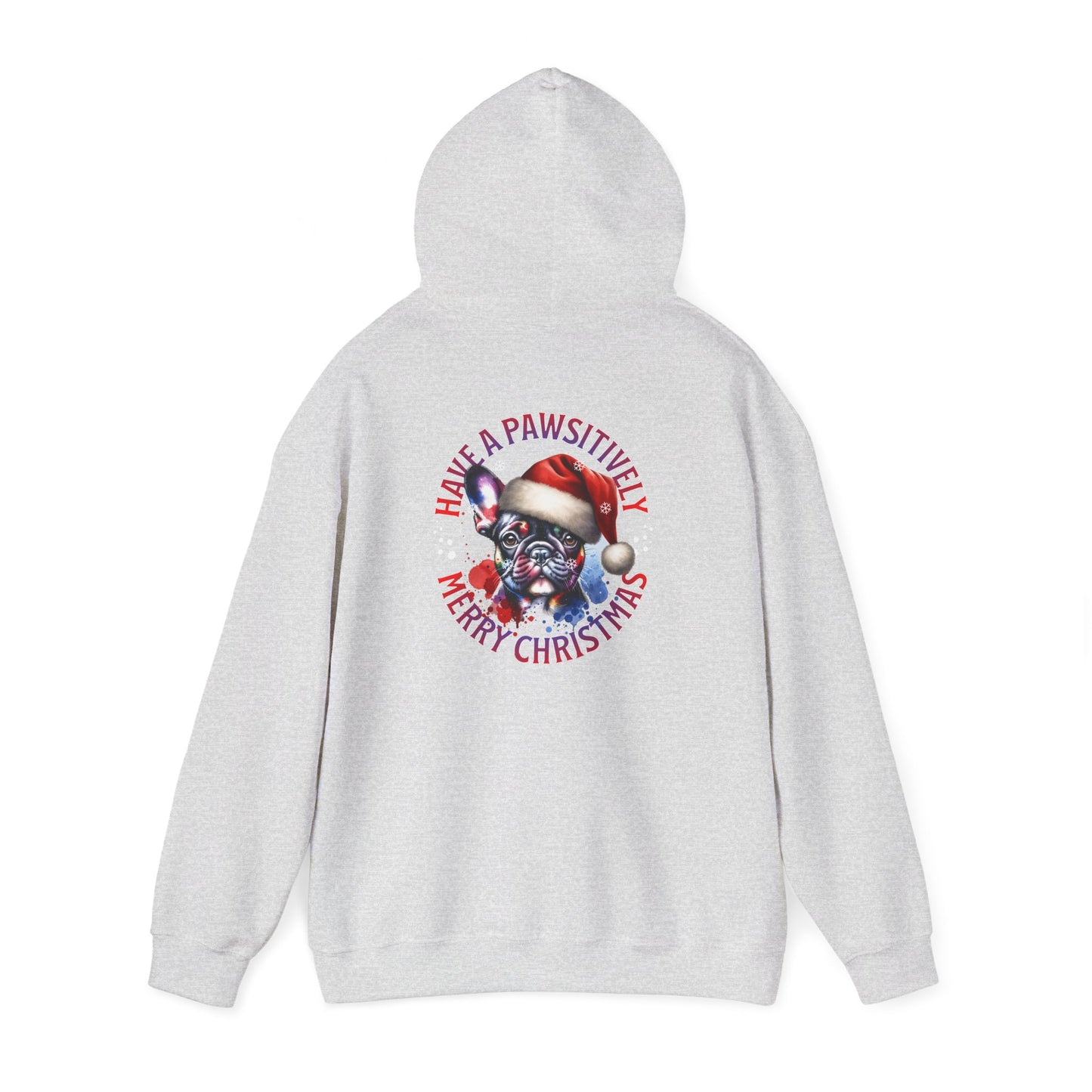 Christmas Pack Boston Terrier Hoodie — 'Have A Pawsitively Merry Christmas' Festive Dog Sweatshirt
