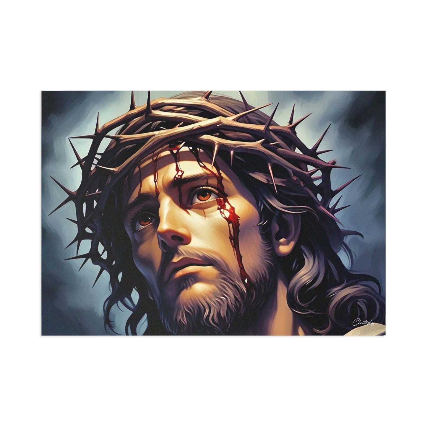 Religious Fine Art Postcards, Inspirational Greeting Cards, Christ Artwork, Spiritual Gifts, Faith-Based Decor