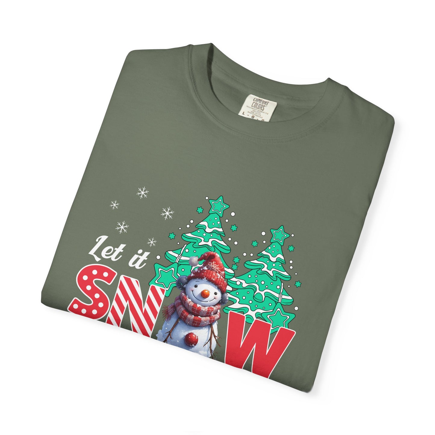 Let It Snow Somewhere Else T-Shirt — Funny Holiday Snowman Tee