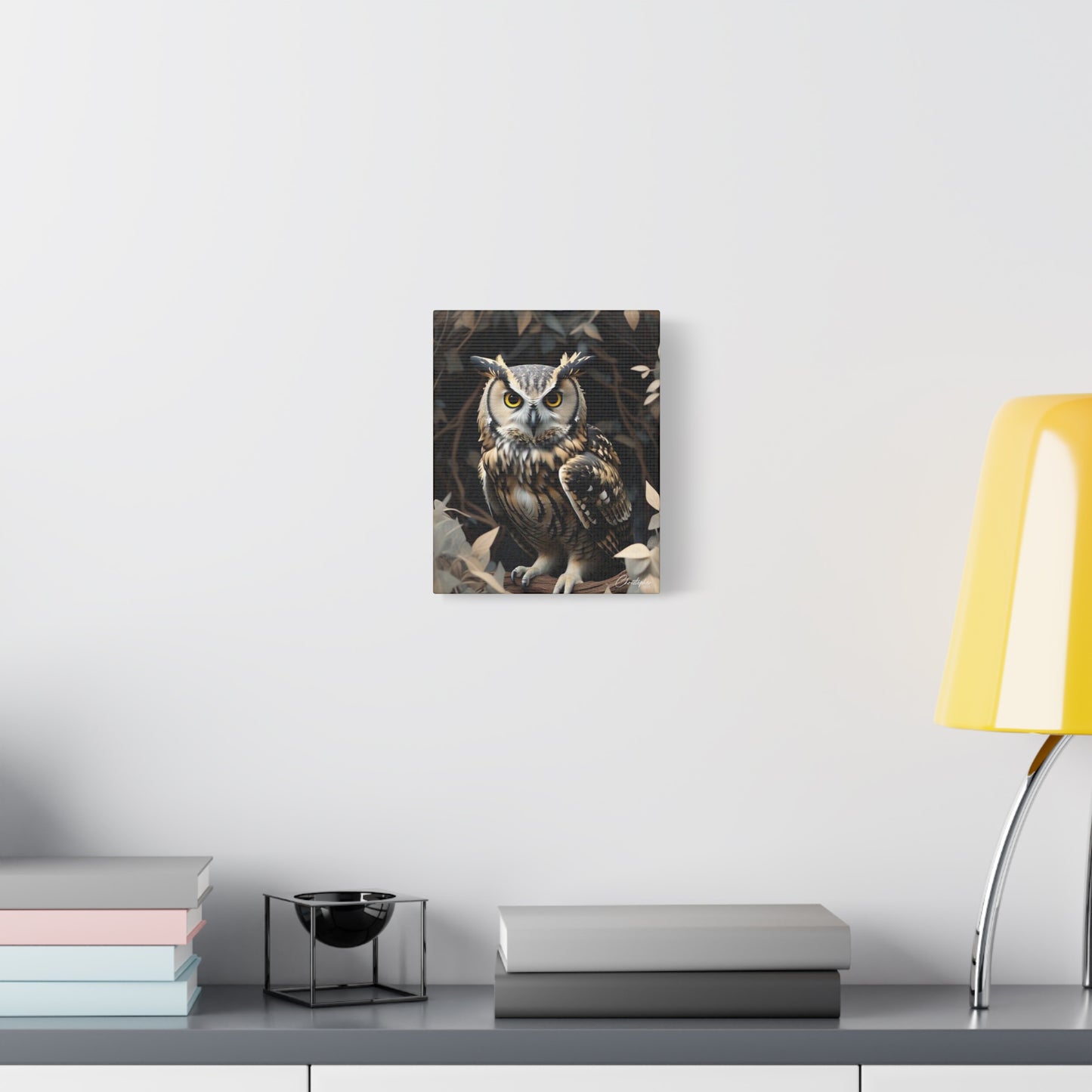 Realistic Owl Canvas Art - Nature Wall Decor for Home & Office