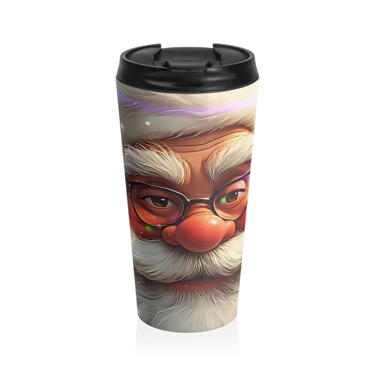 Festive Santa (christmas selfies) Travel Mug