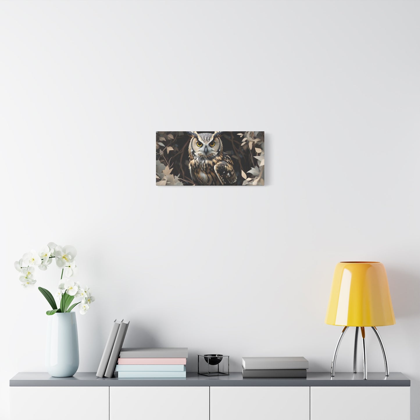 Realistic Owl Canvas Art - Nature Wall Decor for Home & Office