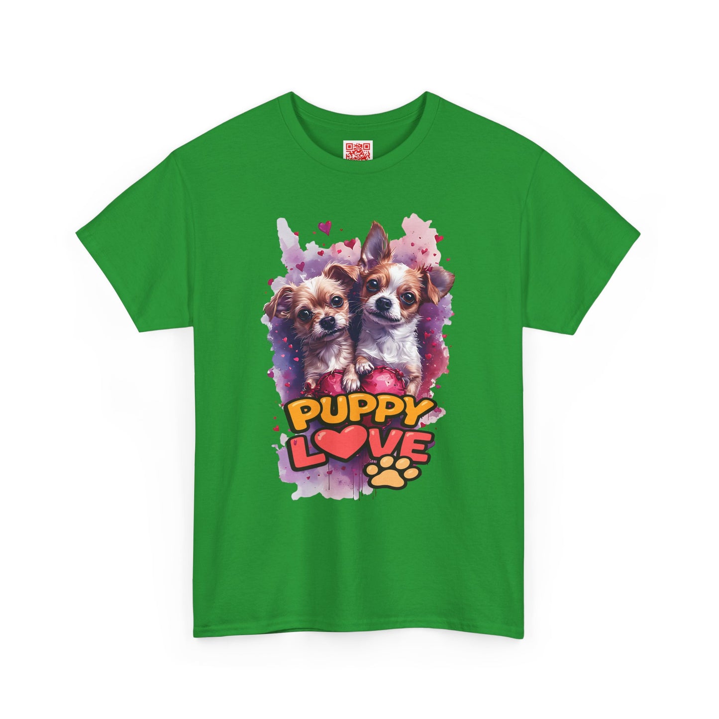 Puppy Love T‑Shirt – Cute Paw Print Dog Tee for Dog Lovers