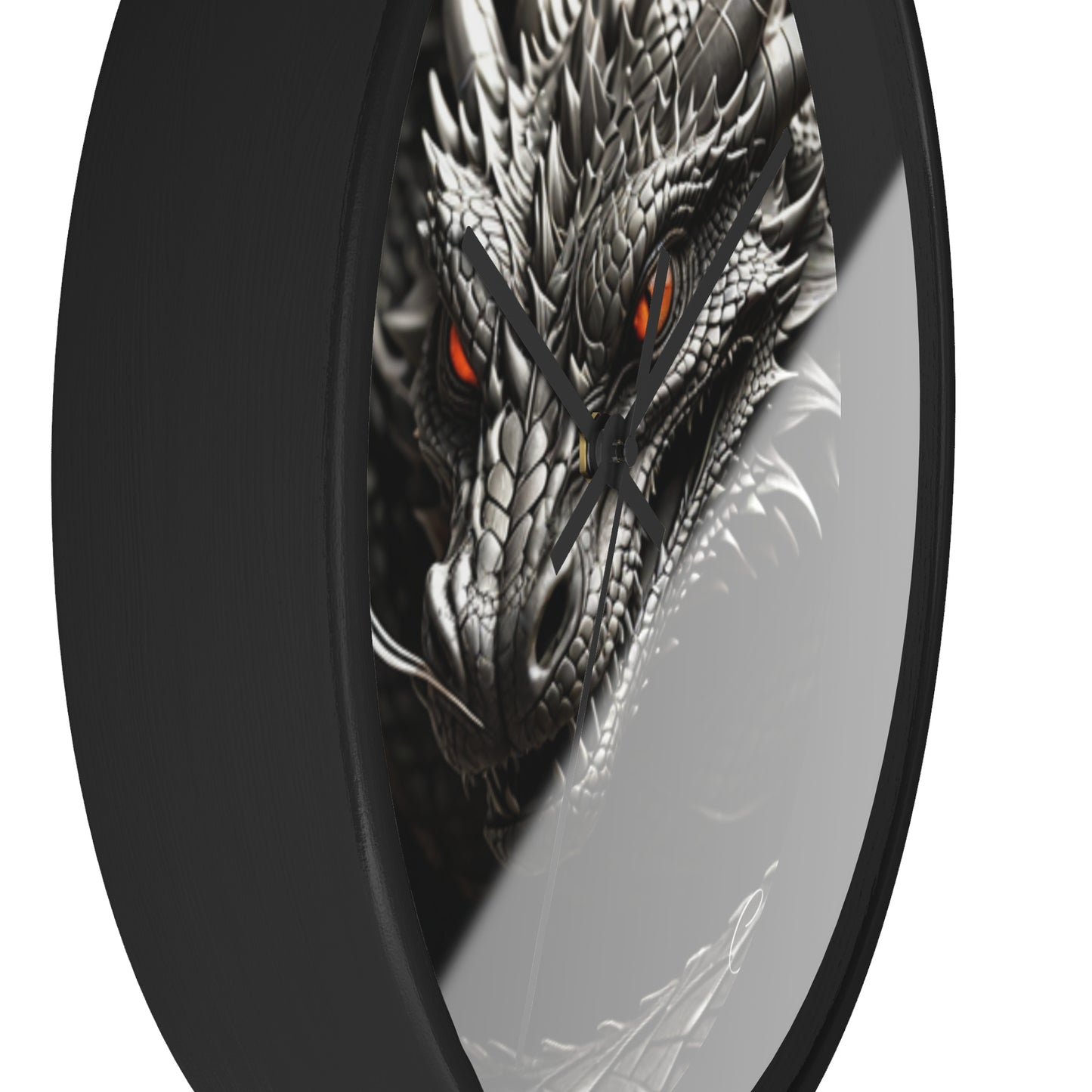 Majestic Dragon Wall Clock - Fantasy Home Decor, Unique Gift for Dragon Lovers, Gothic Clock, Medieval Wall Art, Fantasy Decor