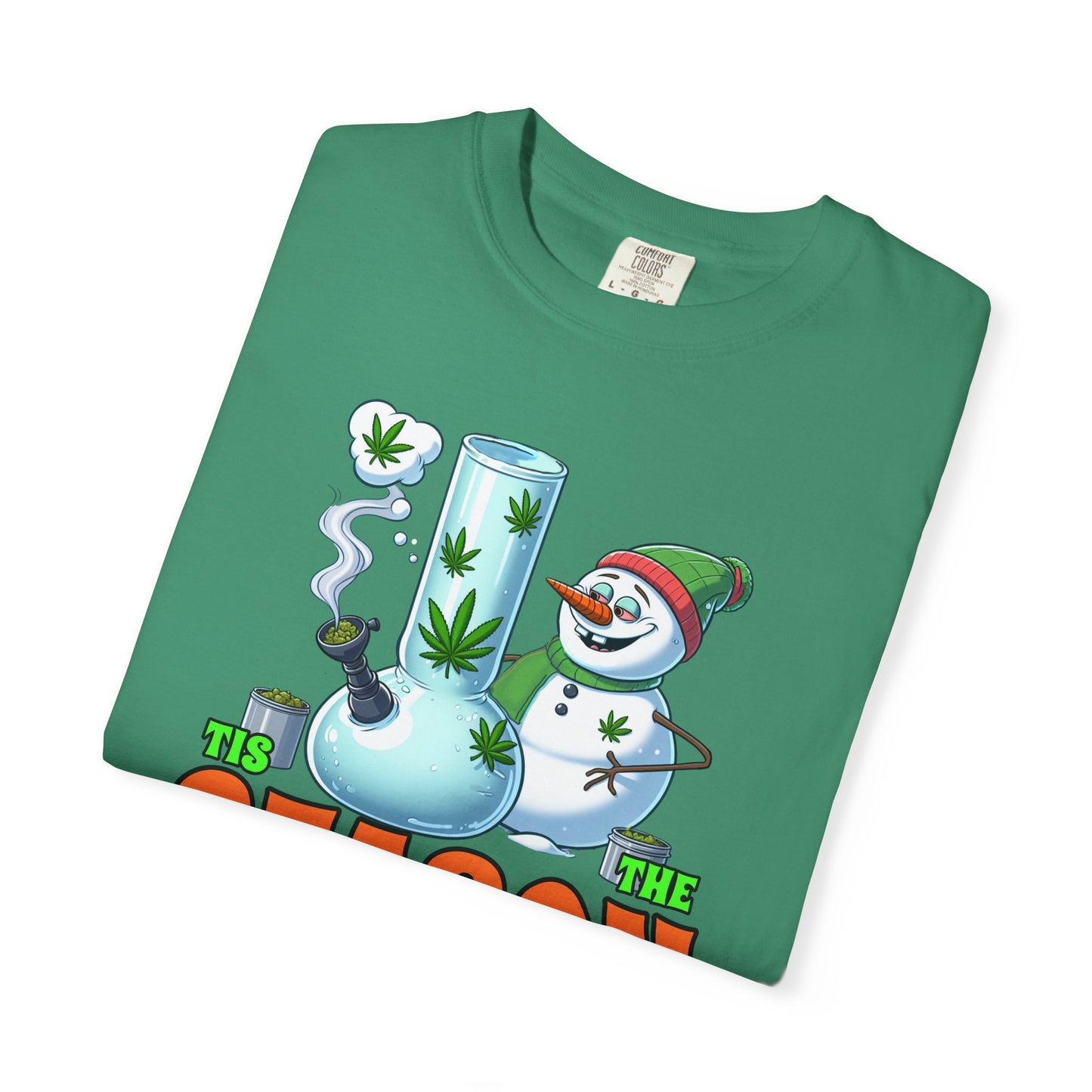 Holiday Cannabis Fun T-Shirt | Merry Season Tee, Unisex Gift, Party Apparel, 420 Friendly, Winter Social Wear